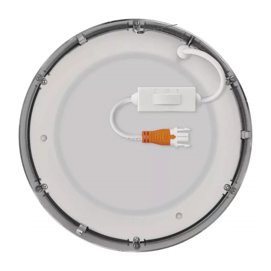 Iluminação de teto LED NEXXO LED/12,5W/230V 3000/3500/4000K diâmetro 17 cm cromado mate