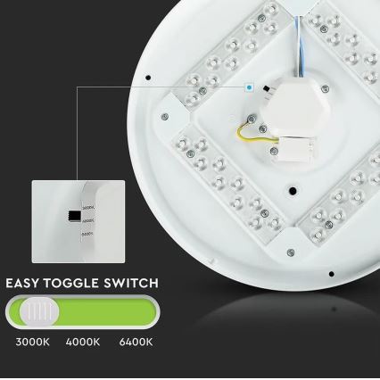 Iluminação de teto LED LED/12W/230V 26cm 3000K/4000K/6400K