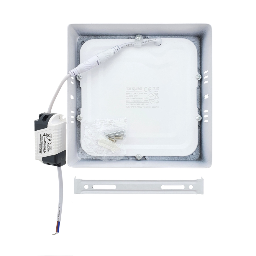 Iluminação de teto LED LED/12W/230V 2700K 16,3x16,3 cm branco