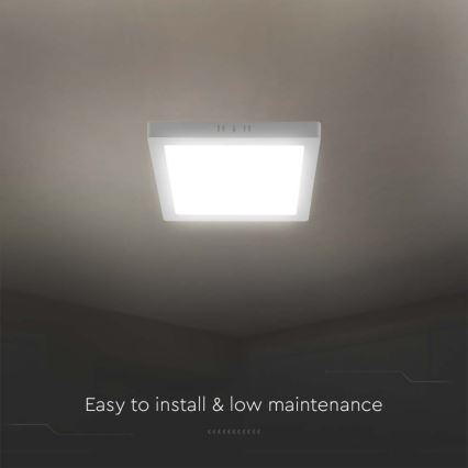 Iluminação de teto LED LED/12W/230V 3000K 16,7x16,7 cm branco