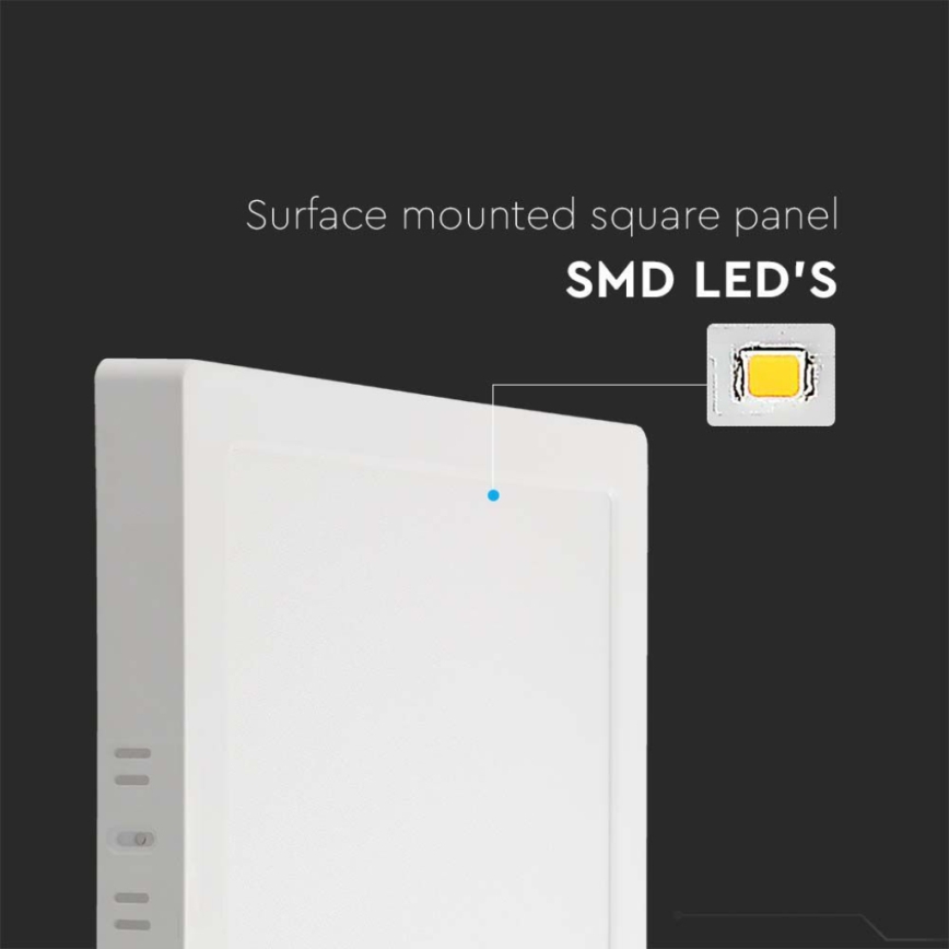 Iluminação de teto LED LED/12W/230V 4000K 16,7x16,7 cm branco