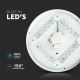 Iluminação de teto LED LED/12W/230V d. 26 cm 3000K/4000K/6400K leitosa