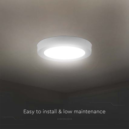 Iluminação de teto LED LED/18W/230V 4000K diâmetro 21,5 cm