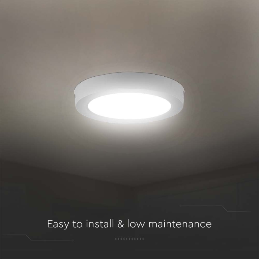 Iluminação de teto LED LED/18W/230V 4000K diâmetro 21,5 cm