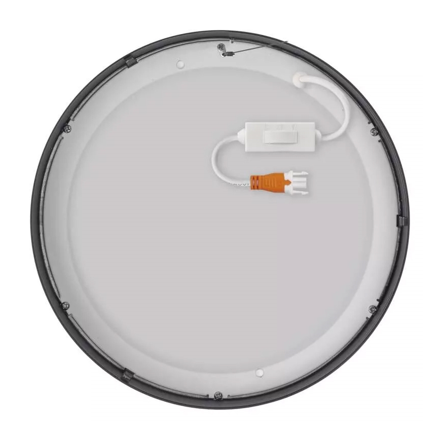 Iluminação de teto LED NEXXO LED/21W/230V 3000/3500/4000K d. 22,5 cm preto