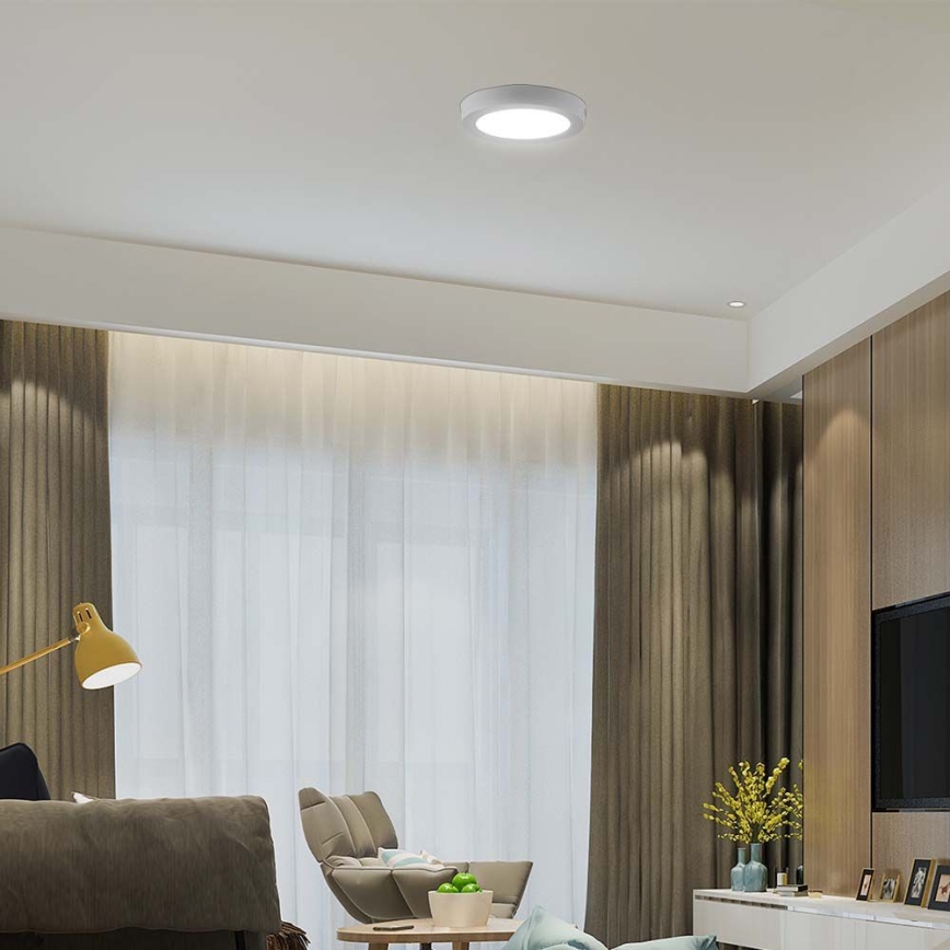 Iluminação de teto LED LED/24W/230V 6500K diâmetro 28,8 cm