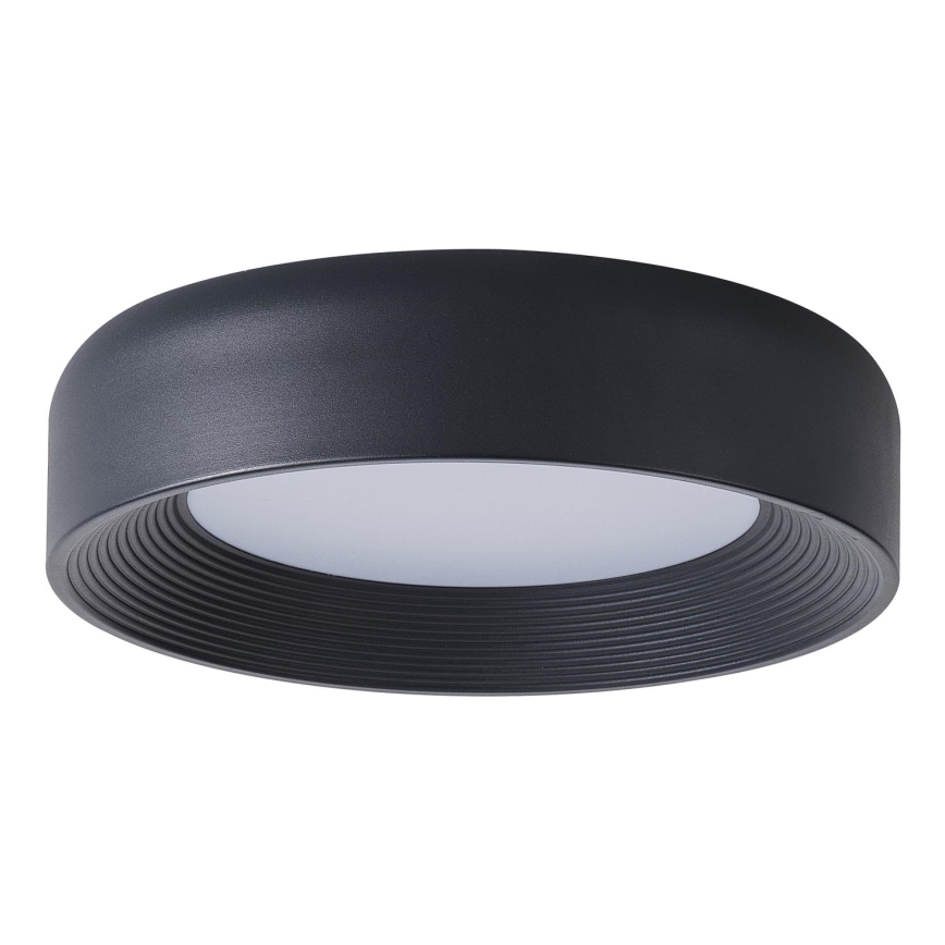 Iluminação de teto LED LED/30W/230V 3000K preto diâmetro 40 cm