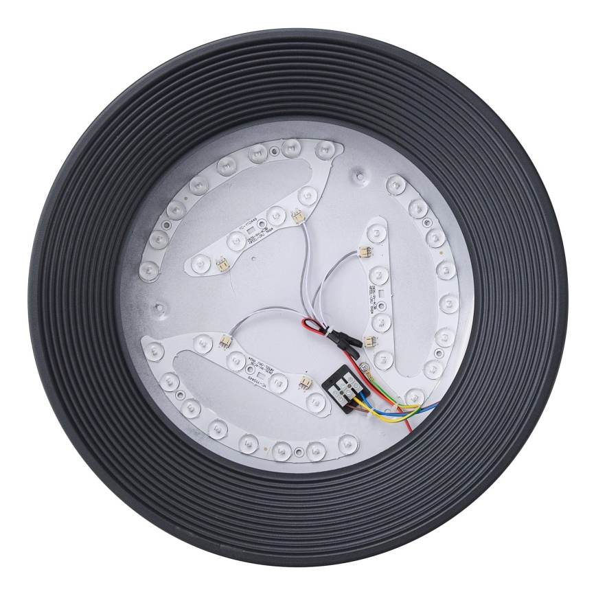 Iluminação de teto LED LED/30W/230V 3000K preto diâmetro 40 cm