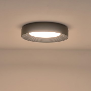 Iluminação de teto LED LED/40W/230V 3000K preto diâmetro 50 cm