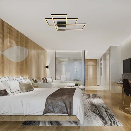 Iluminação de teto LED LED/47W/230V 3000K preto