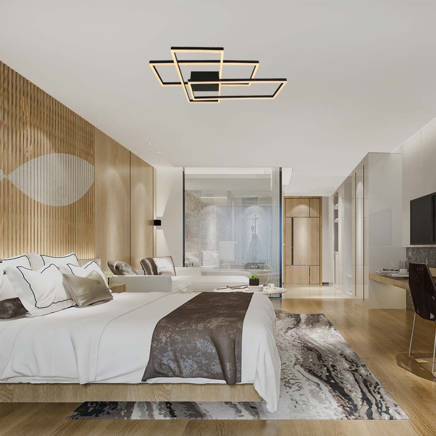 Iluminação de teto LED LED/47W/230V 3000K preto