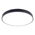 Iluminação de teto LED LED/60W/230V 4000K diâmetro 60 cm preto