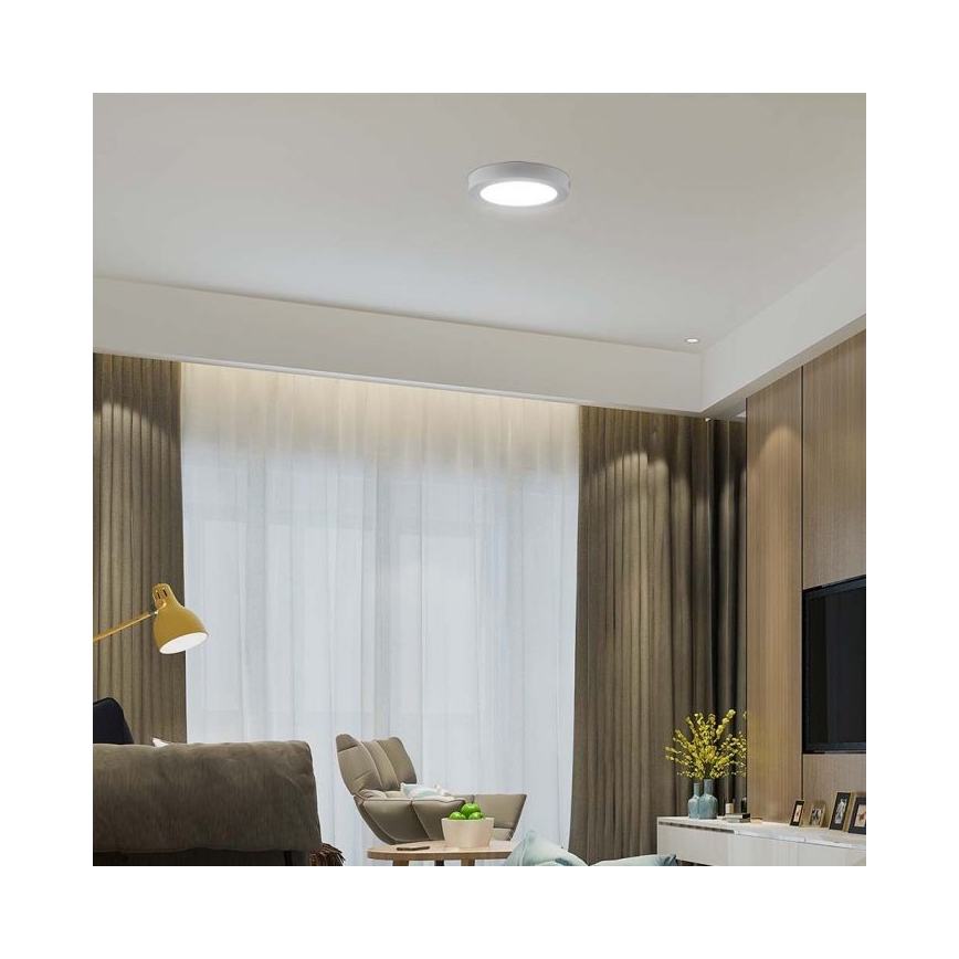 Iluminação de teto LED LED/6W/230V 6500K diâmetro 12 cm branco