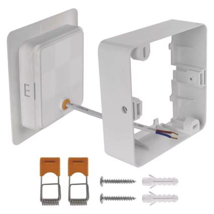 Iluminação de teto LED LED/9W/230V 12x12 cm branco