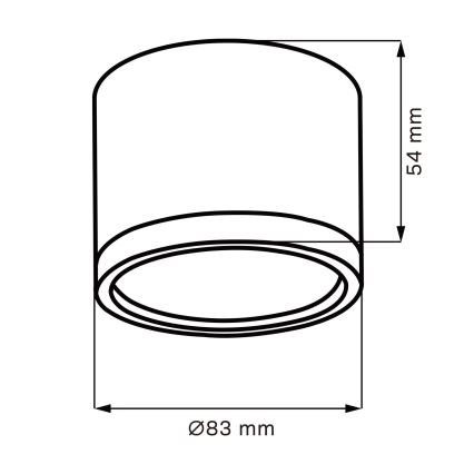 Iluminação de teto LED MIRELLA 1xGX53/6W/230V cromado mate