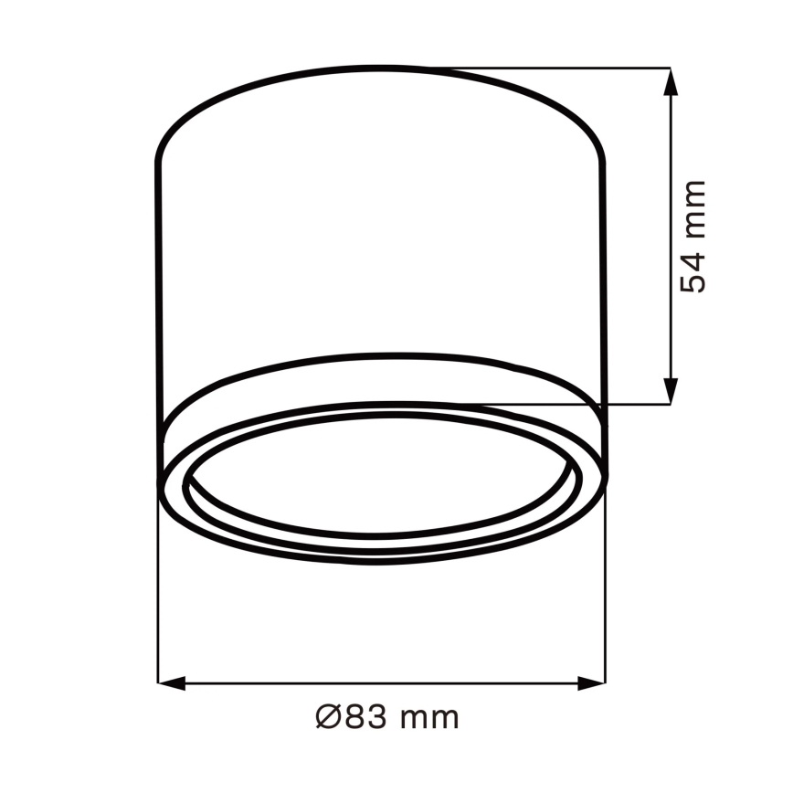 Iluminação de teto LED MIRELLA 1xGX53/6W/230V cromado mate