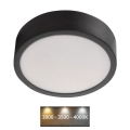 Iluminação de teto LED NEXXO LED/12,5W/230V 3000/3500/4000K d. 17 cm preto