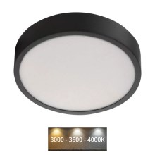 Iluminação de teto LED NEXXO LED/21W/230V 3000/3500/4000K d. 22,5 cm preto