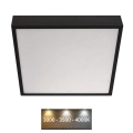Iluminação de teto LED NEXXO LED/28,5W/230V 3000/3500/4000K 30x30 cm preto