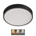Iluminação de teto LED NEXXO LED/28,5W/230V 3000/3500/4000K d. 30 cm preto