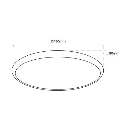 Iluminação de teto LED para crianças MOONCAT LED/34W/230V rosa