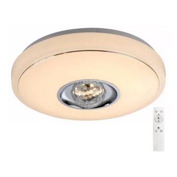 Iluminação de teto LED RGB com regulação MAGIC DISCO LED/18W/230V + controlo remoto