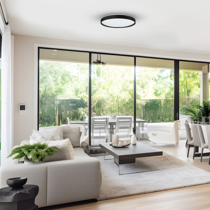 Iluminação de teto LED RGB com regulação RINGO LED/36W/230V + controlo remoto