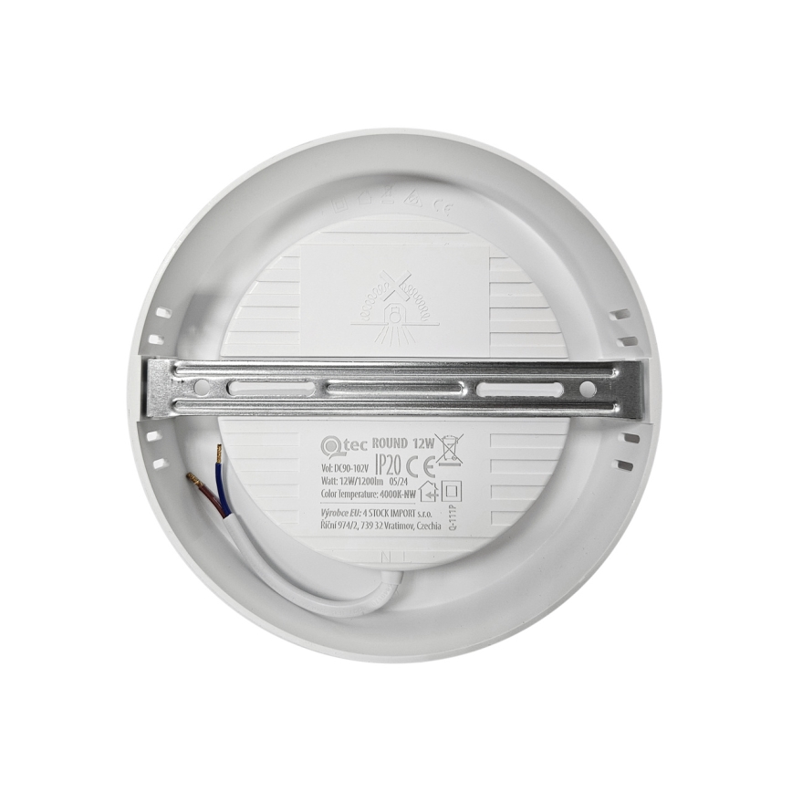 Iluminação de teto LED ROUND LED/12W/230V 4000K diâmetro 16,7 cm branco