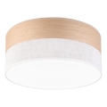 Iluminação de teto LED SIRJA WOOD LED/20W/230V diâmetro 35 cm branco/carvalho