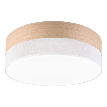 Iluminação de teto LED SIRJA WOOD LED/36W/230V diâmetro 45 cm branco/carvalho