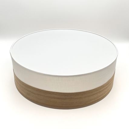 Iluminação de teto LED SIRJA WOOD LED/36W/230V diâmetro 45 cm branco/carvalho