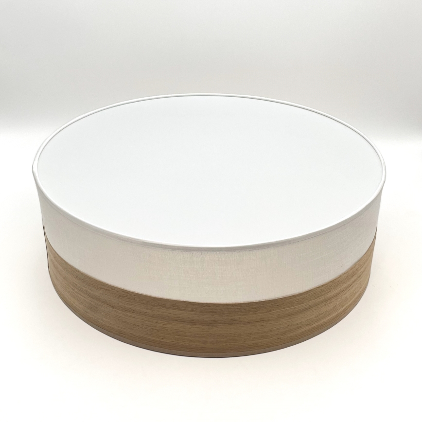 Iluminação de teto LED SIRJA WOOD LED/36W/230V diâmetro 45 cm branco/carvalho