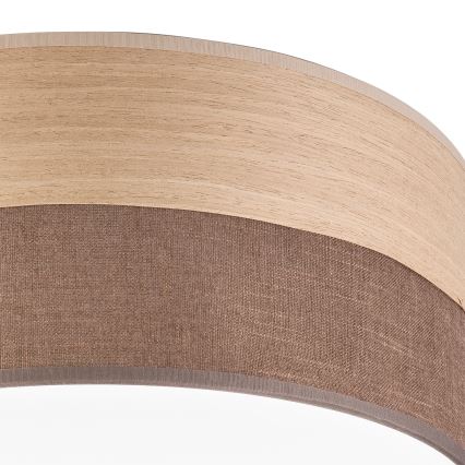 Iluminação de teto LED SIRJA WOOD LED/36W/230V diâmetro 45 cm castanho/carvalho