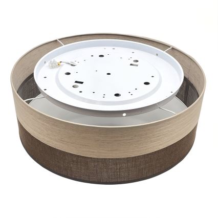 Iluminação de teto LED SIRJA WOOD LED/36W/230V diâmetro 45 cm castanho/carvalho