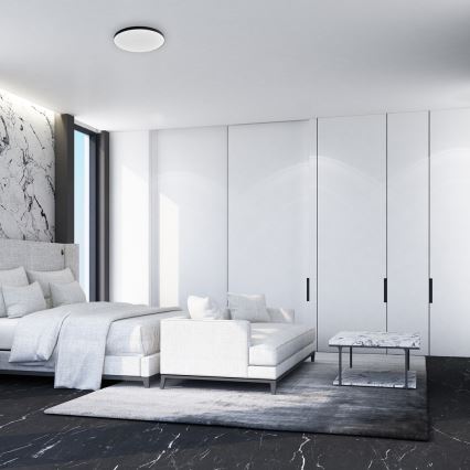 Iluminação de teto LED SLIMI LED/18W/230V IP40 preto