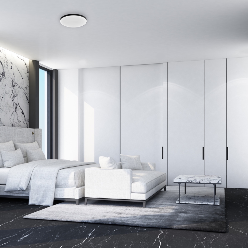 Iluminação de teto LED SLIMI LED/18W/230V IP40 preto