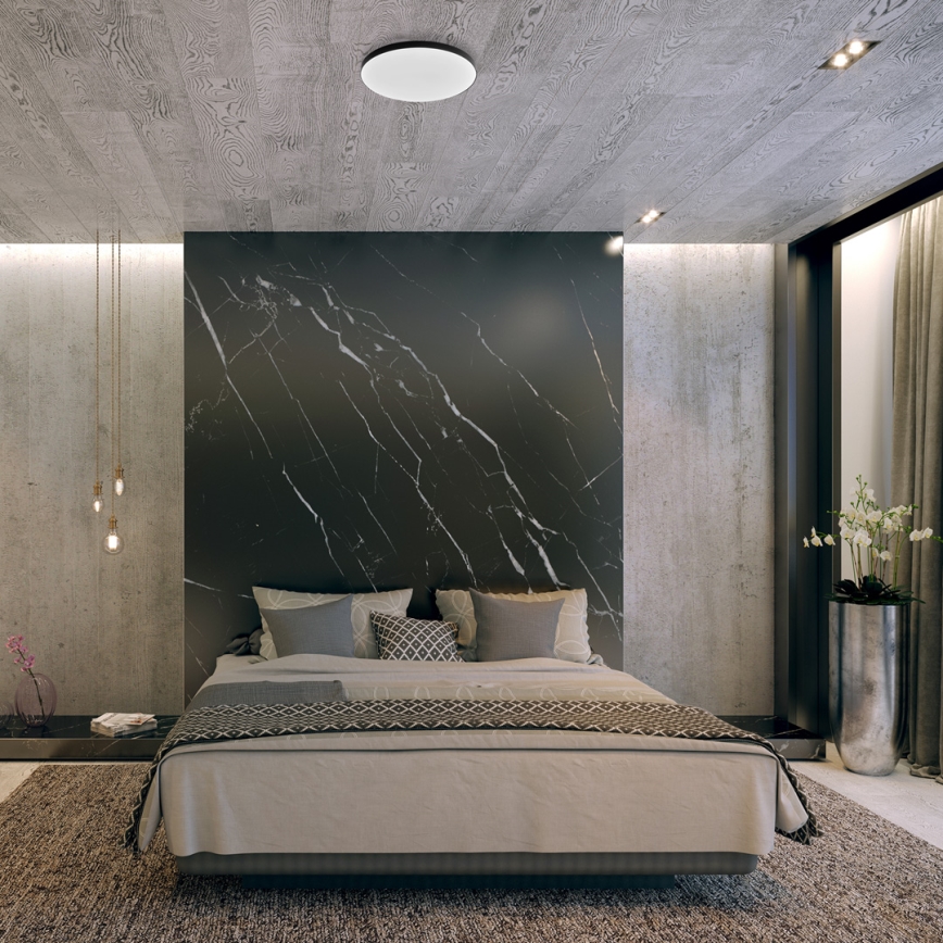 Iluminação de teto LED SLIMI LED/24W/230V IP40 preto