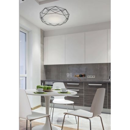 Iluminação de teto LED SVEN LED/24/230V preto