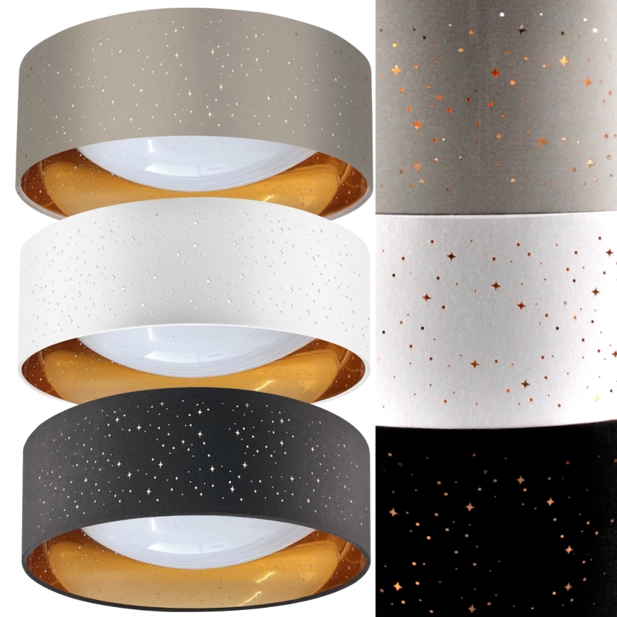 Iluminação de teto LED TULUZA LED/18W/230V diâmetro 32 cm castanho