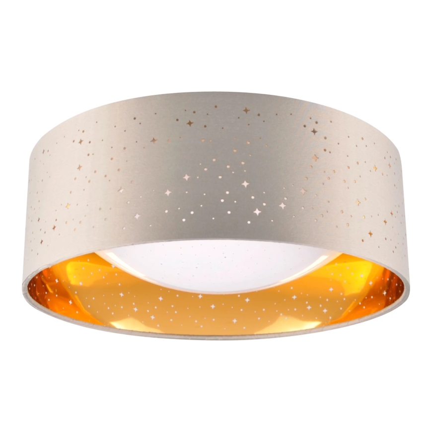 Iluminação de teto LED TULUZA LED/18W/230V diâmetro 32 cm castanho