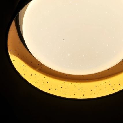 Iluminação de teto LED TULUZA LED/18W/230V diâmetro 32 cm castanho