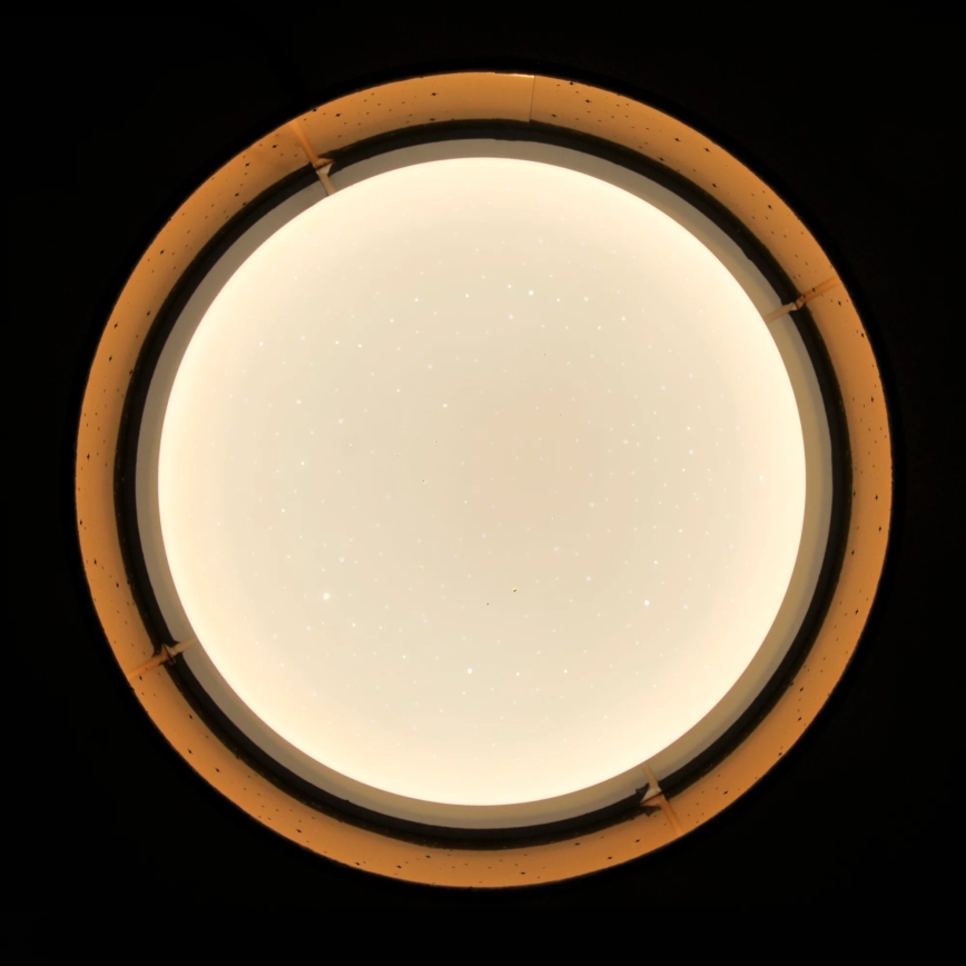 Iluminação de teto LED TULUZA LED/18W/230V diâmetro 32 cm castanho