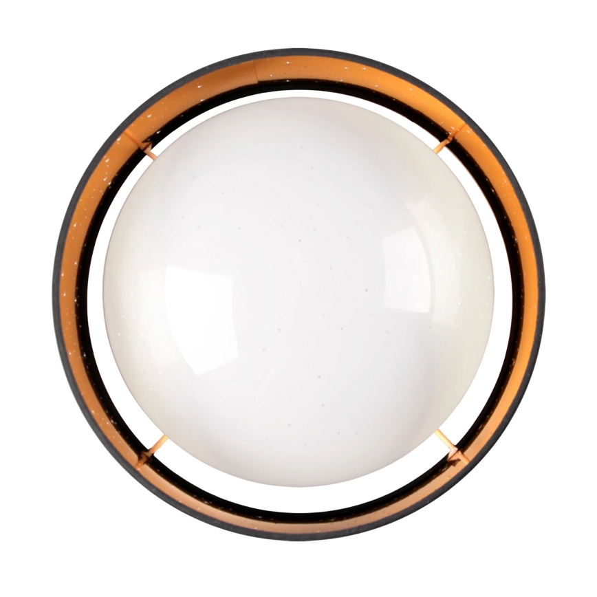 Iluminação de teto LED TULUZA LED/18W/230V diâmetro 32 cm preto