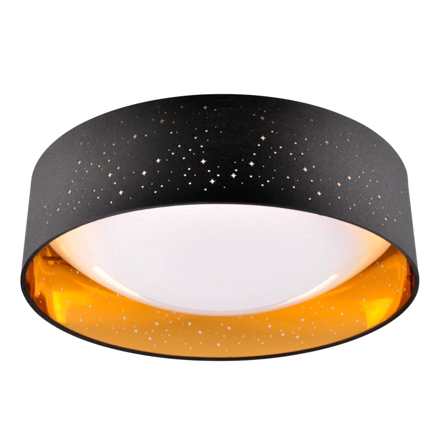 Iluminação de teto LED TULUZA LED/24W/230V diâmetro 40 cm preto