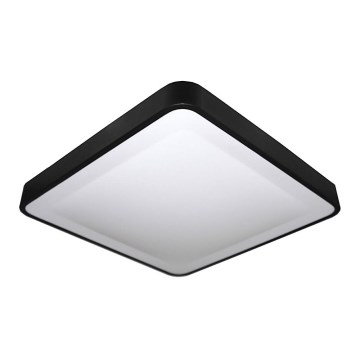 Iluminação de teto LED WILTON LED/24W/230V 37,5x37,5 cm preto