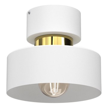 Iluminação de teto MARTI 1xE27/15W/230V branco/dourado