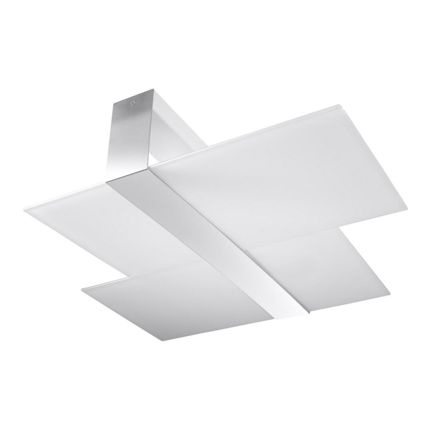 Iluminação de teto MASSIMO 2xE27/60W/230V branco/cromado brilhante