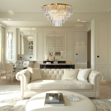 Iluminação de teto MILANO 12xE14/40W/230V dourado