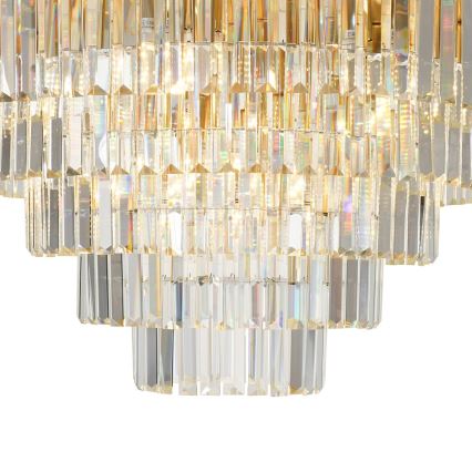 Iluminação de teto MILANO 12xE14/40W/230V dourado