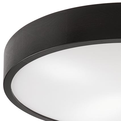 Iluminação de teto NATURAL 4xE27/60W/230V ø 57,5 cm wenge/pinho